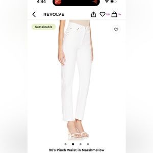 Agolde 90’s pinch waist. NWOT.